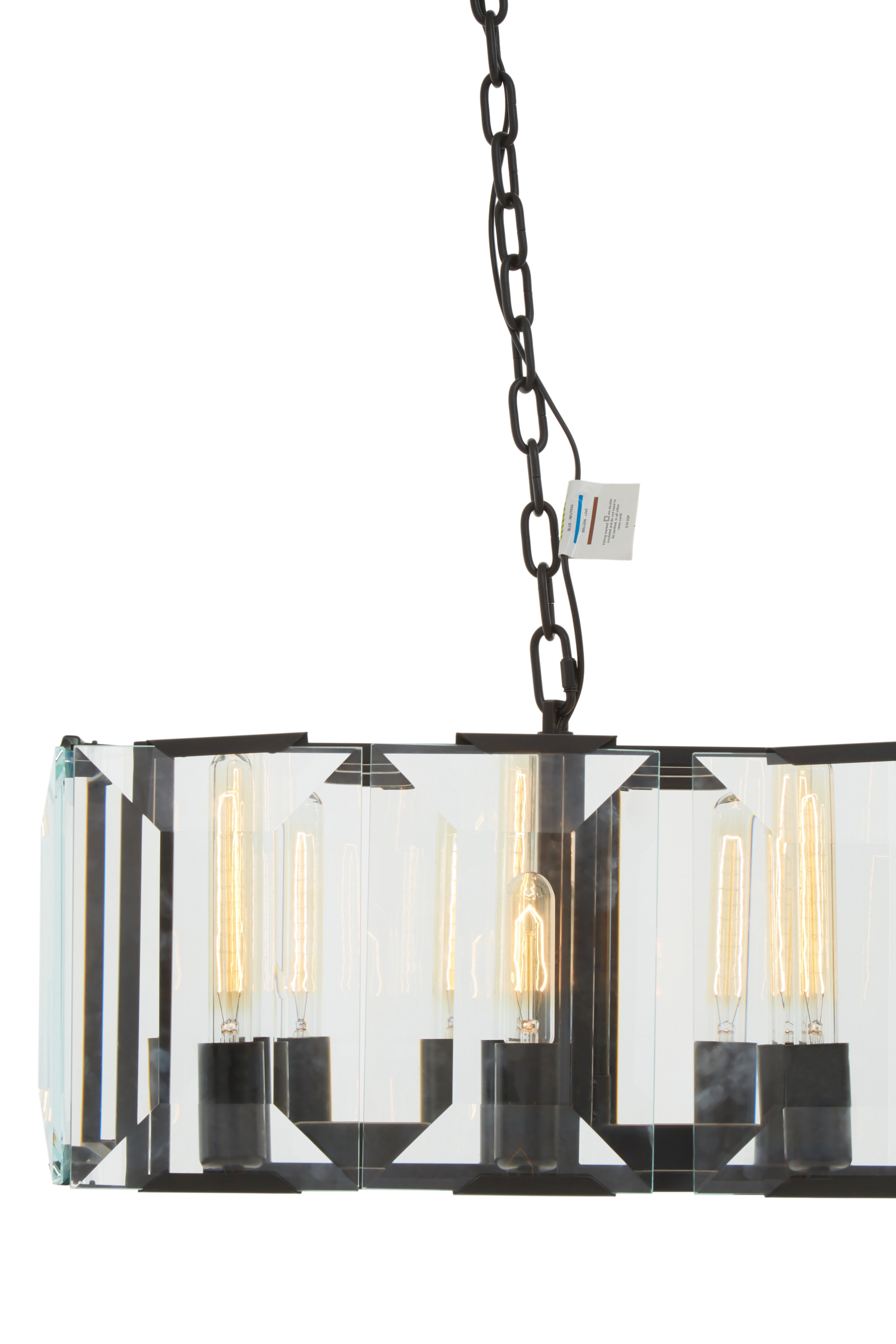 Brentwood Black 12 Light Pendant Light